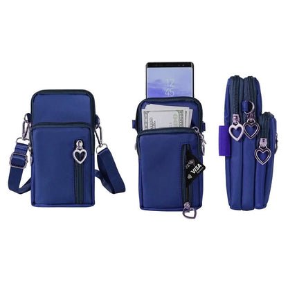 Women's Mini Cross-Body Shoulder Strap Cell Phone Wallet Pouch Bag Purse